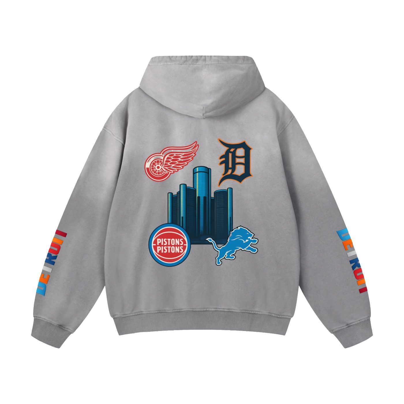 "313 teams" heavyweight sunfade oversized hoodie