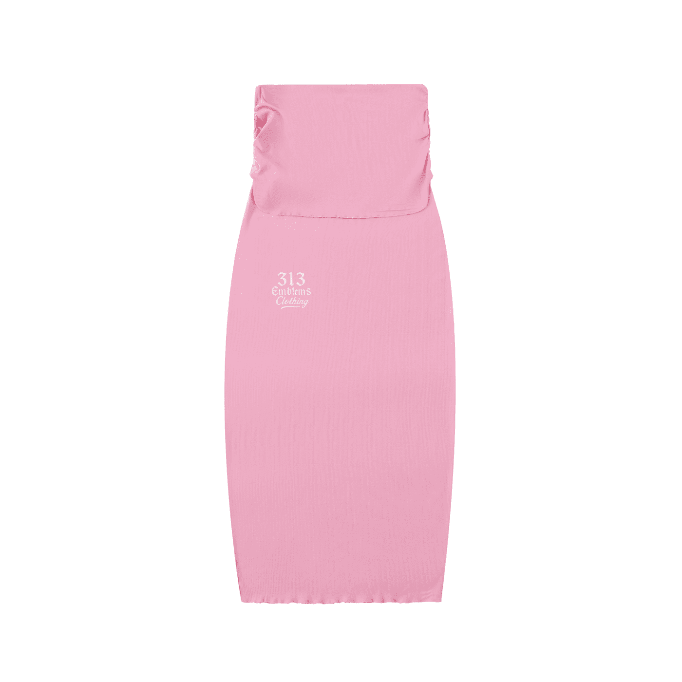 “detroit side” urban streetwear dyed washed straight hip hugging slim maxi skirt bundle (pink)