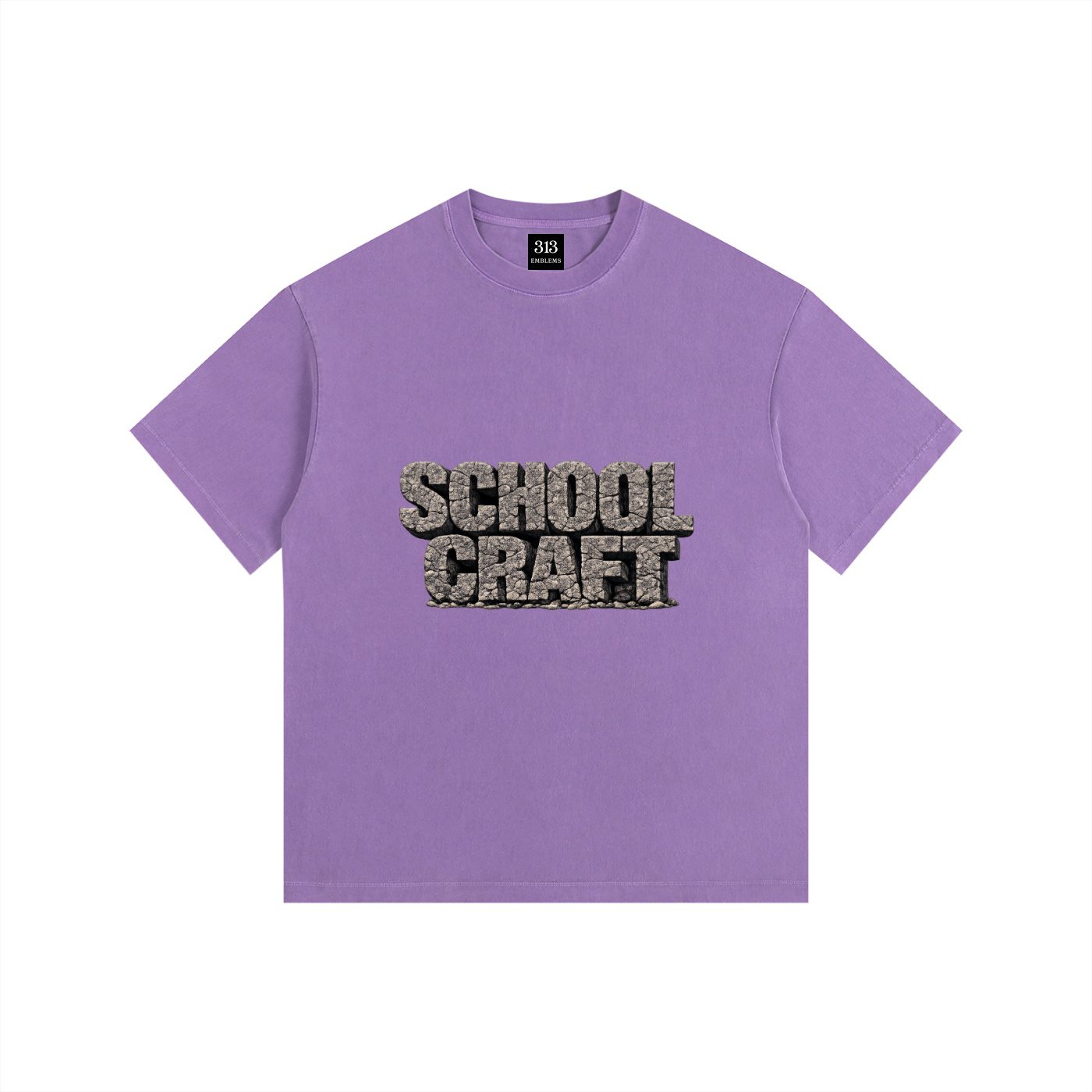 "schoolcraft" schoolcraft vintage washed oversized cotton t shirt