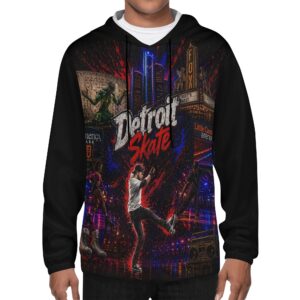 313 Emblems "Detroit Skate" Lightweight All Over Print Hoodie