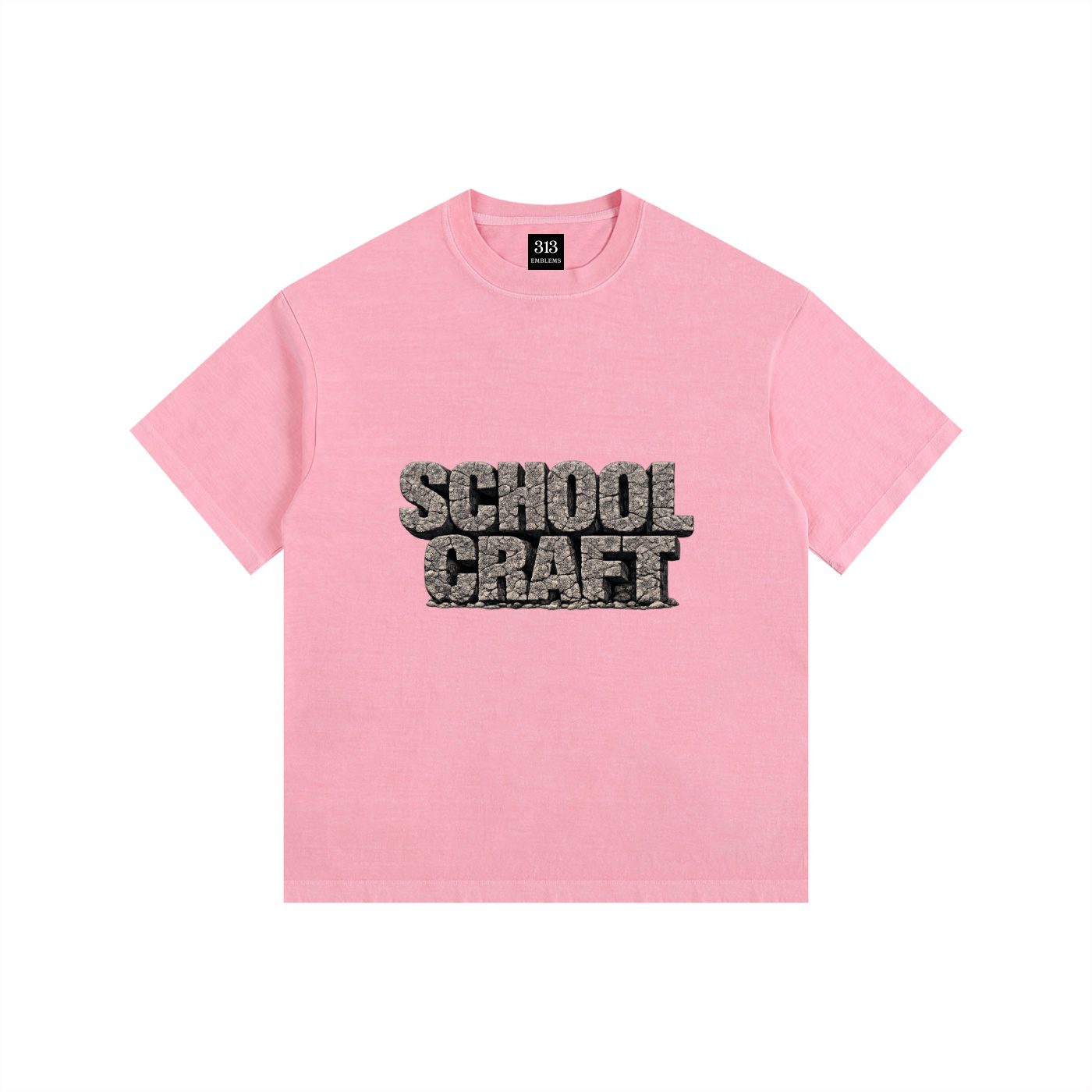 "schoolcraft" schoolcraft vintage washed oversized cotton t shirt