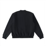 essential zip up fleeced varsity jacket