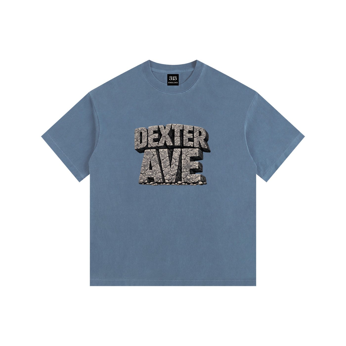 detroit streets" urban streetwear vintage washed oversized cotton t shirt