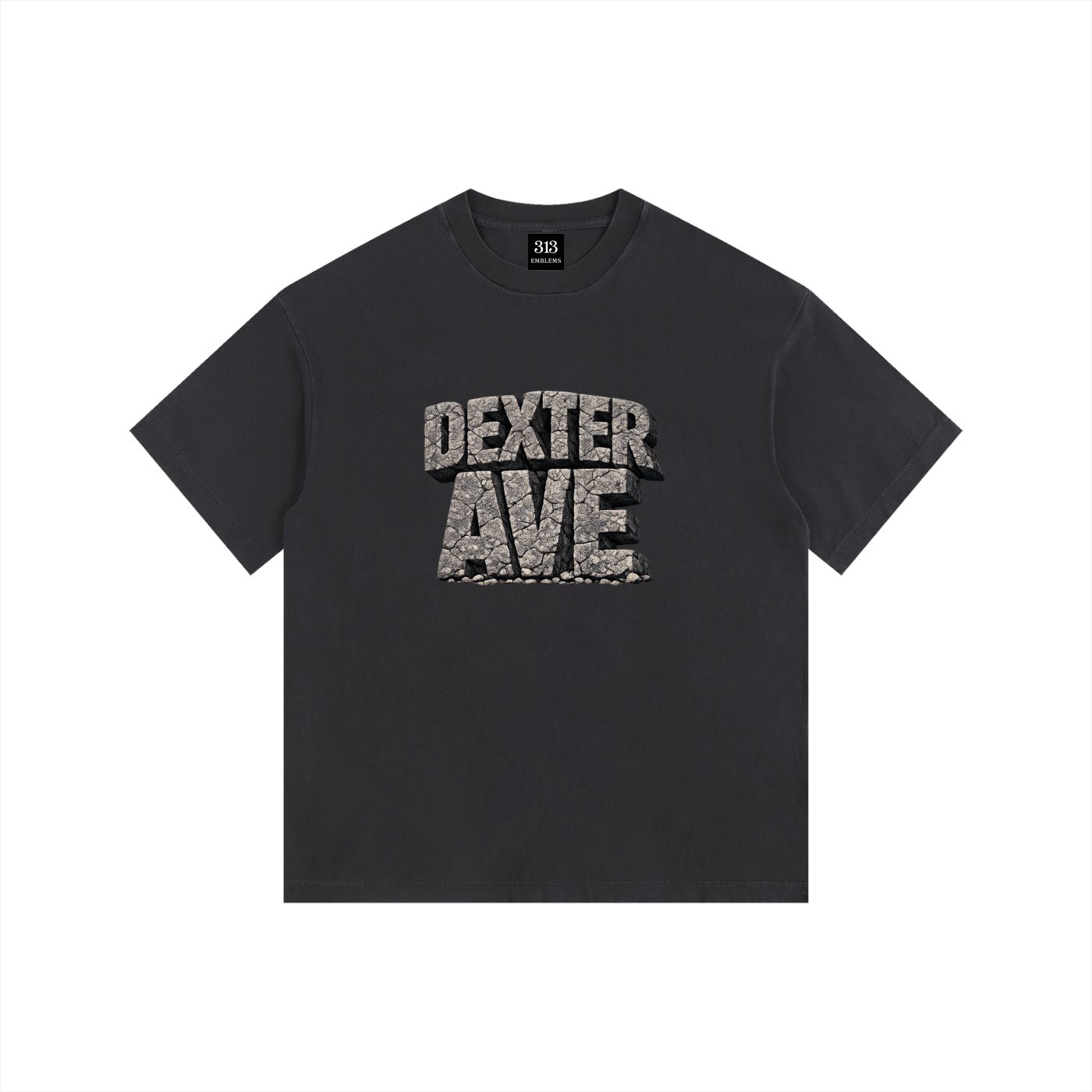 detroit streets" urban streetwear vintage washed oversized cotton t shirt