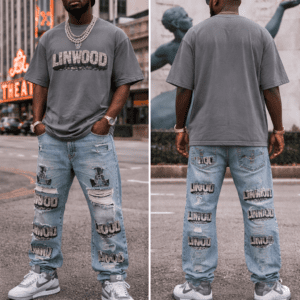 "detroit streets" linwood ave urban streetwear vintage washed oversized cotton t shirt