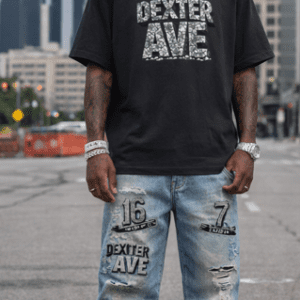 detroit streets" dexter ave urban streetwear vintage washed oversized cotton t shirt