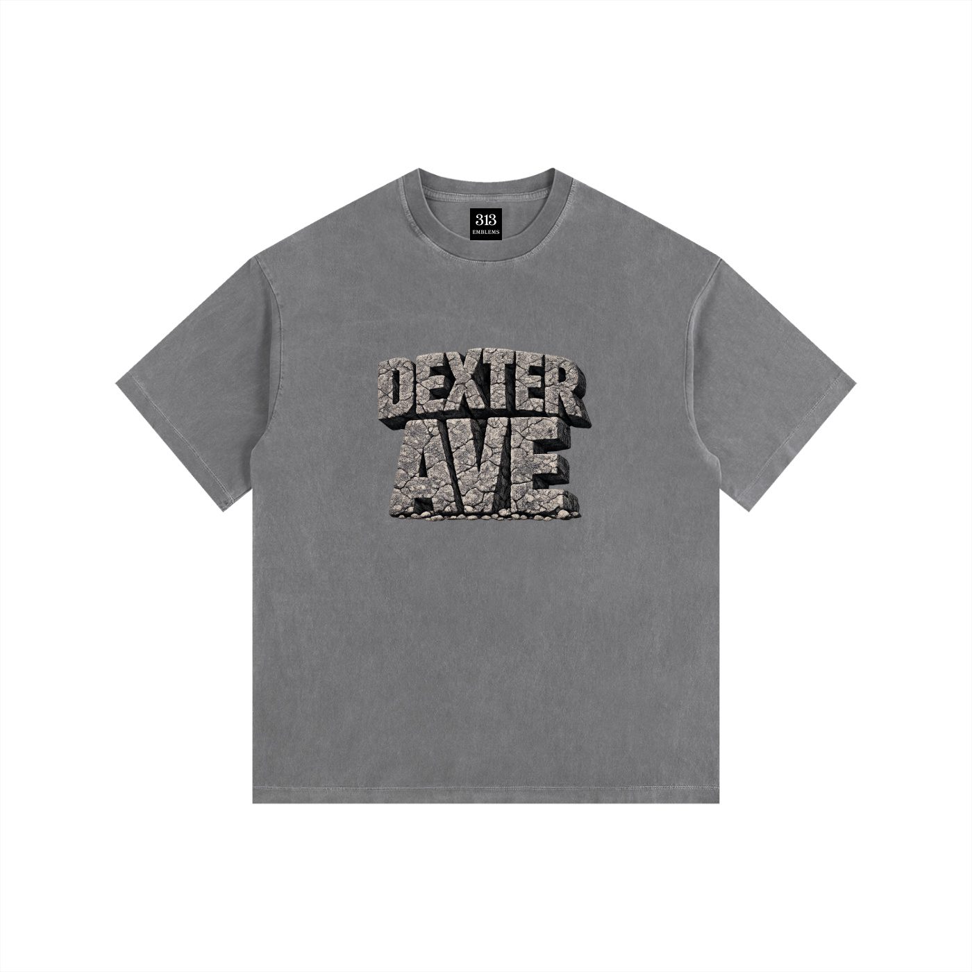 detroit streets" urban streetwear vintage washed oversized cotton t shirt