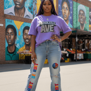 "detroit streets" fenkell ave urban streetwear vintage washed oversized cotton t shirt