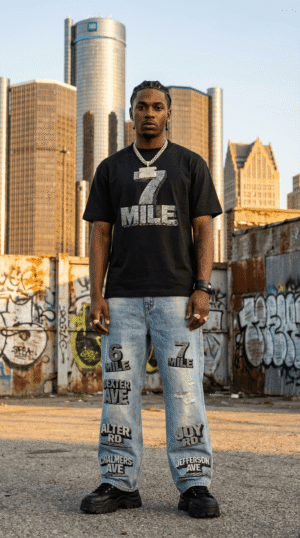 "detroit streets" urban streetwear vintage washed oversized cotton t shirt