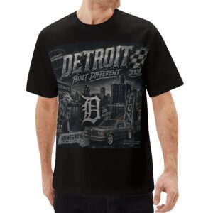 Blackout Detroit Graphic Teeshirt