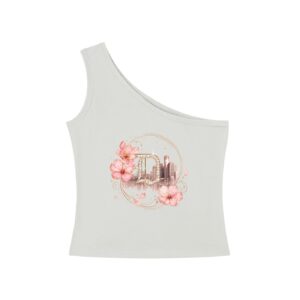 Women's One-Shoulder Crop Tank Top