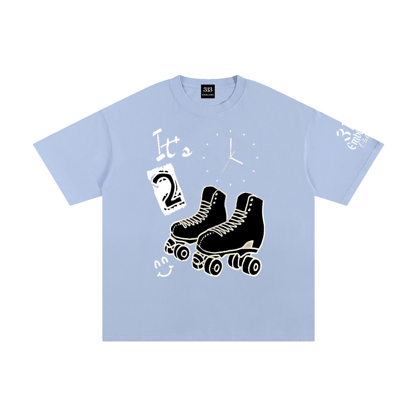 "Time2skate" Unisex Pure Cotton T-Shirt - Image 5