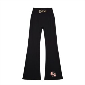 Women's High-Waisted Flare Leggings black