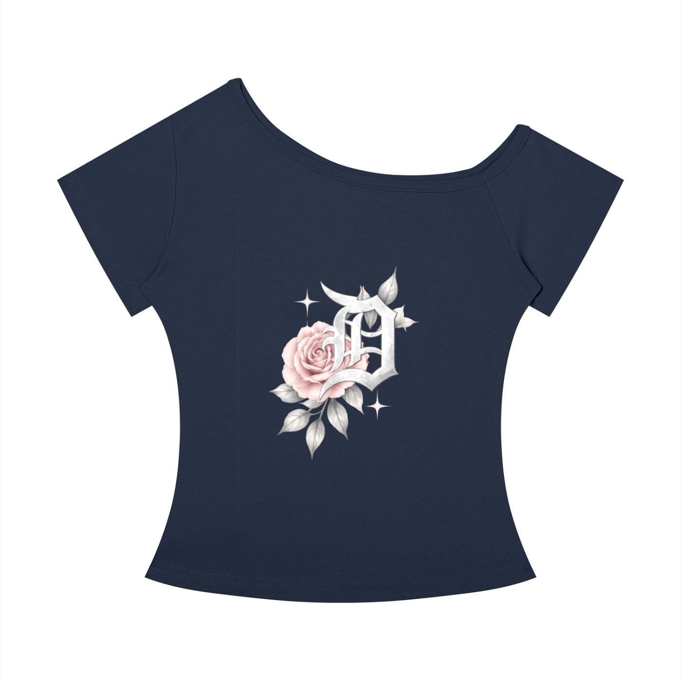 Women’s Off-the-Shoulder T-Shirt - Image 11