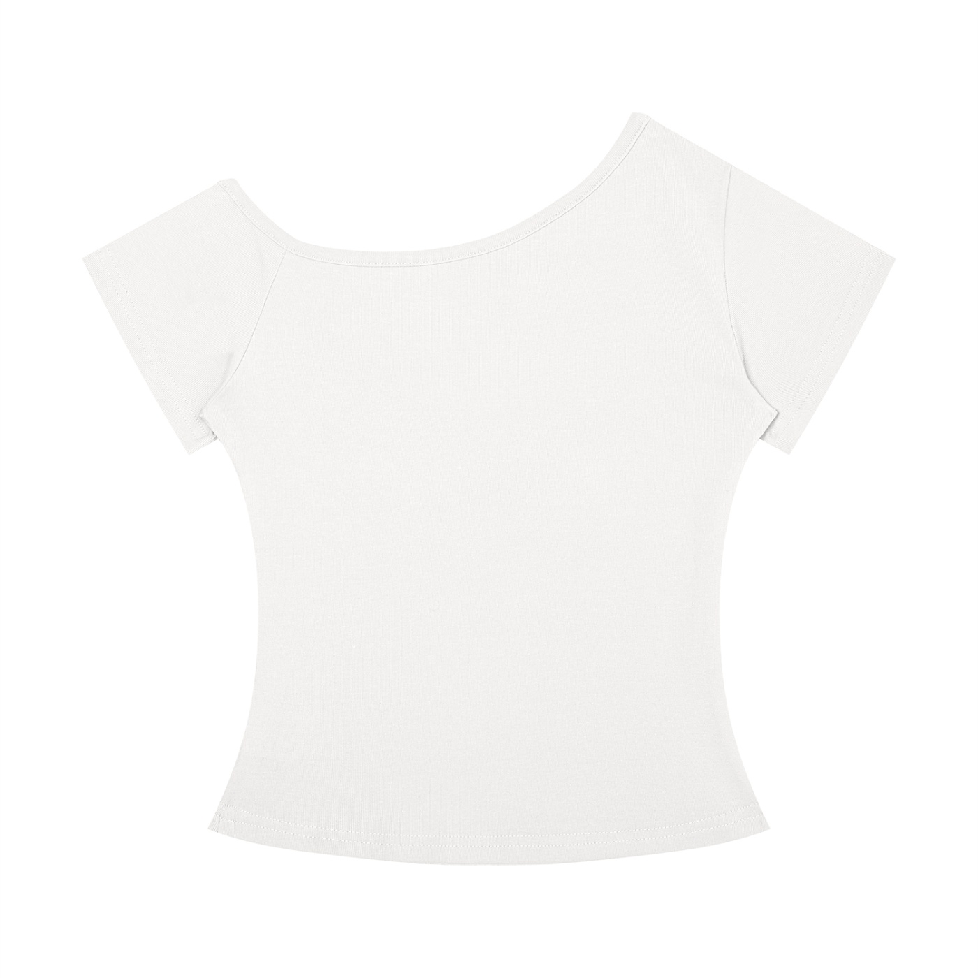 Women’s Off-the-Shoulder T-Shirt - Image 4