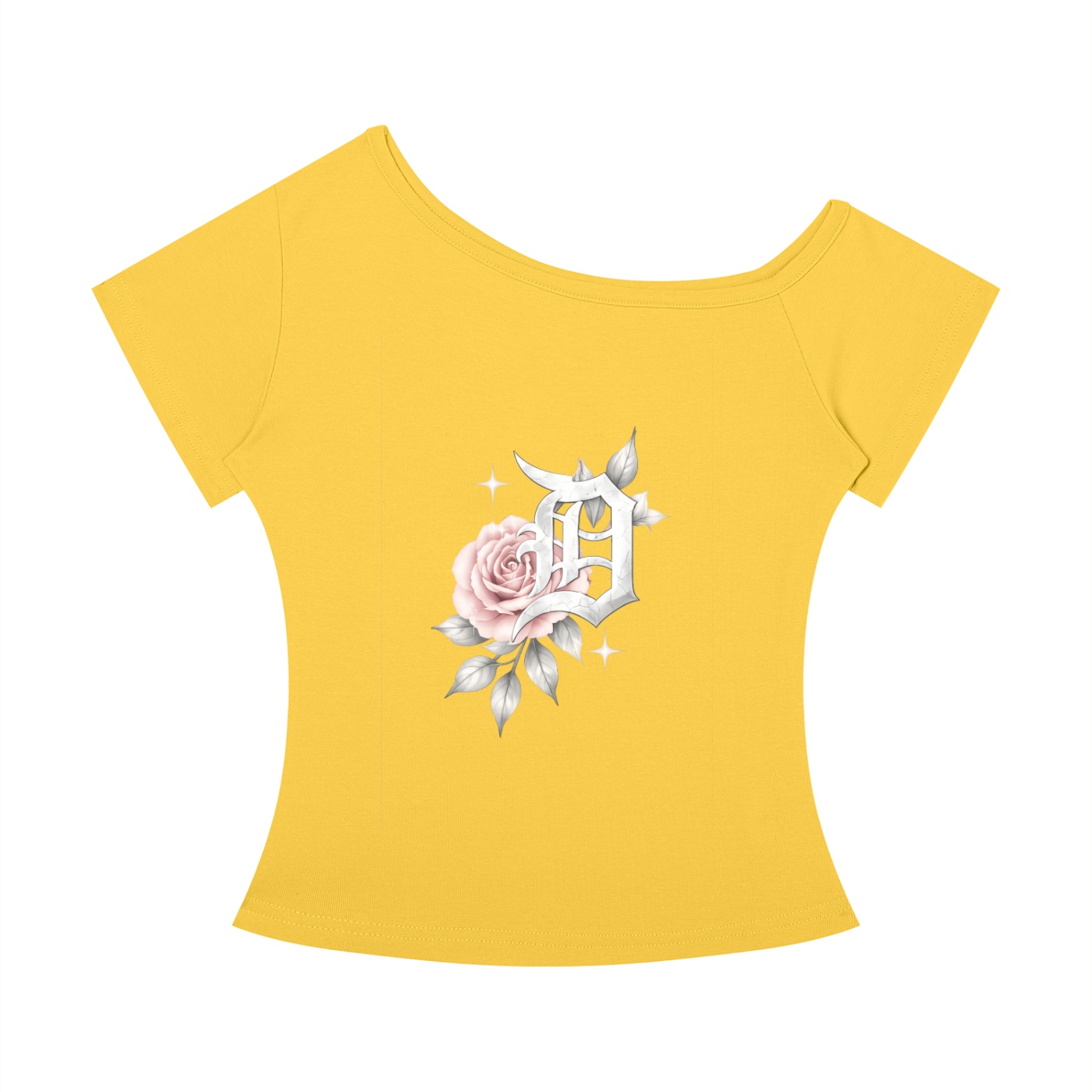 Women’s Off-the-Shoulder T-Shirt - Image 5