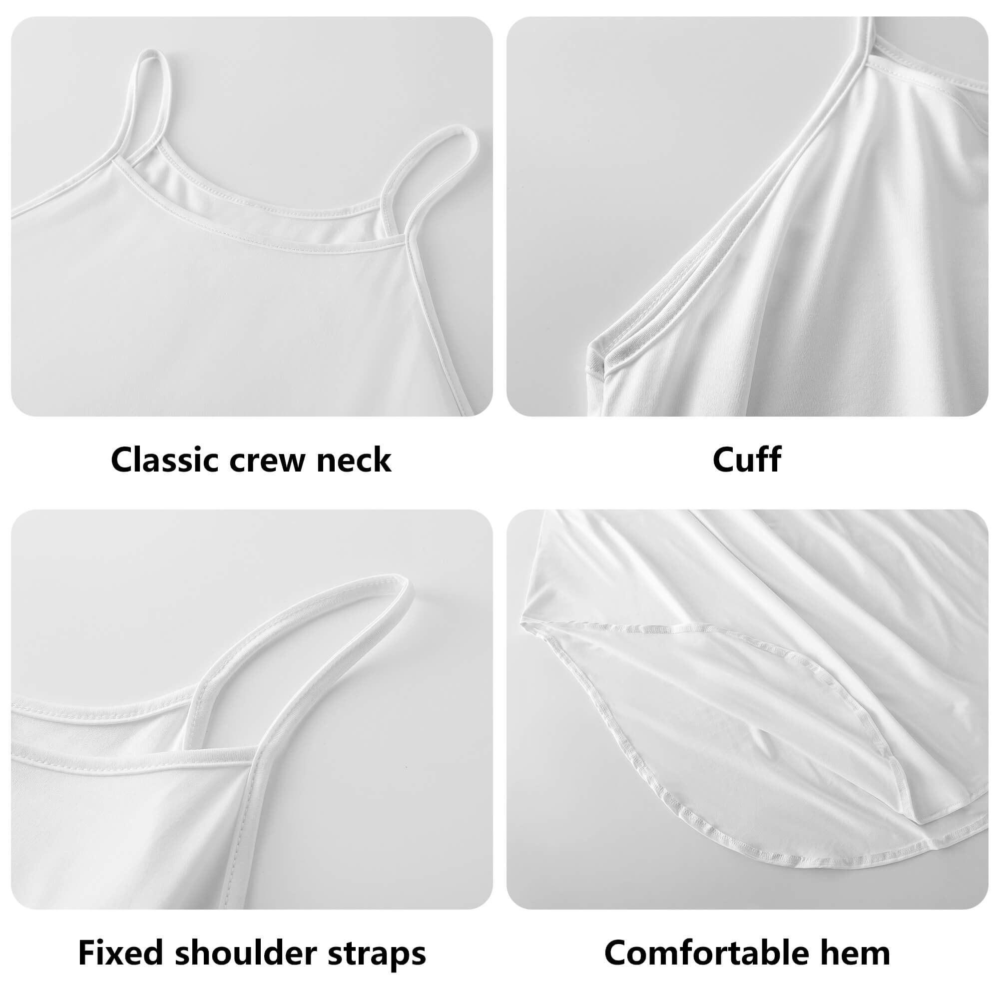 "This Is Detroit" Sleeveless Evening Dress (White) - Image 6