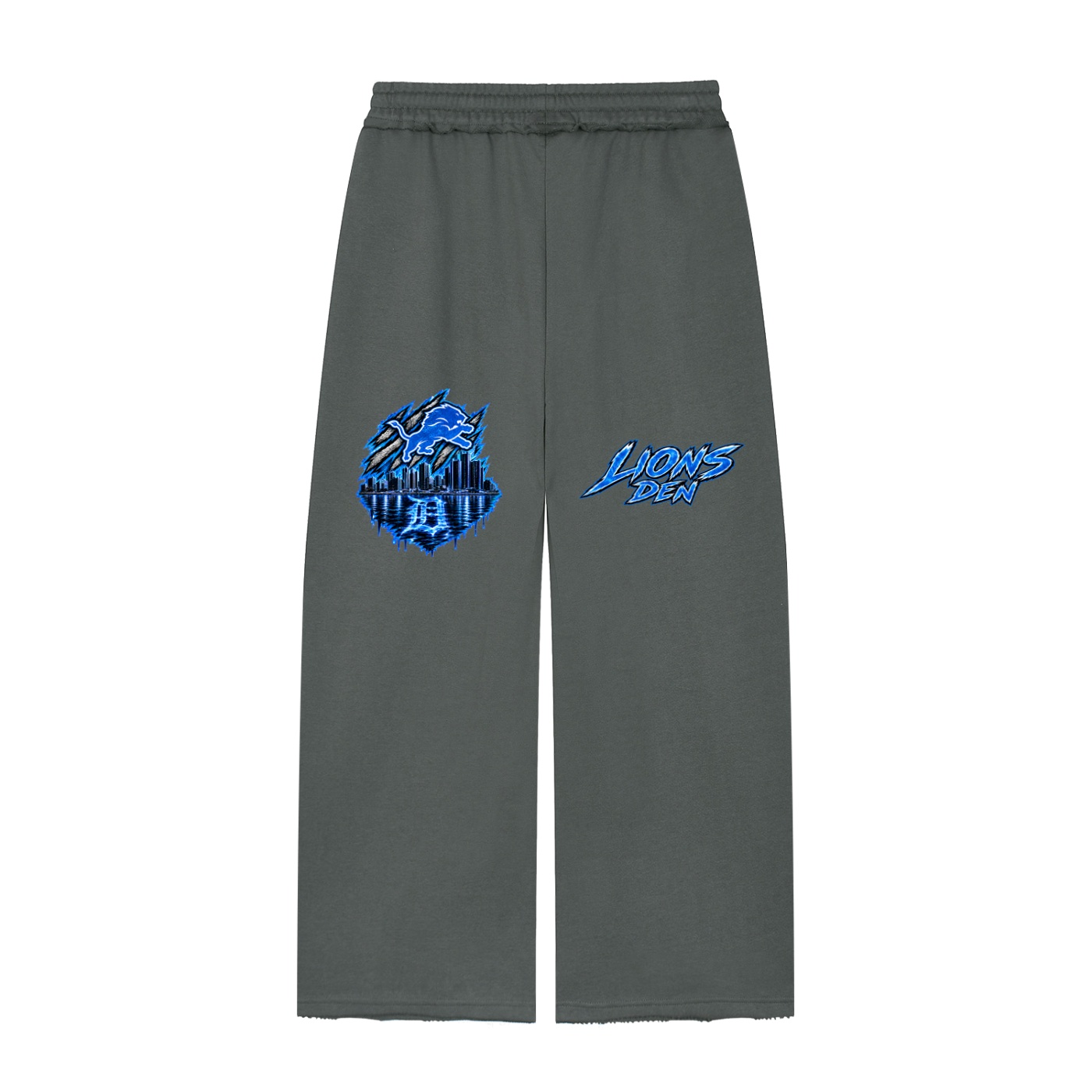 "Lion's Den" Raw Edge Wide Leg Sweatpants - Image 10