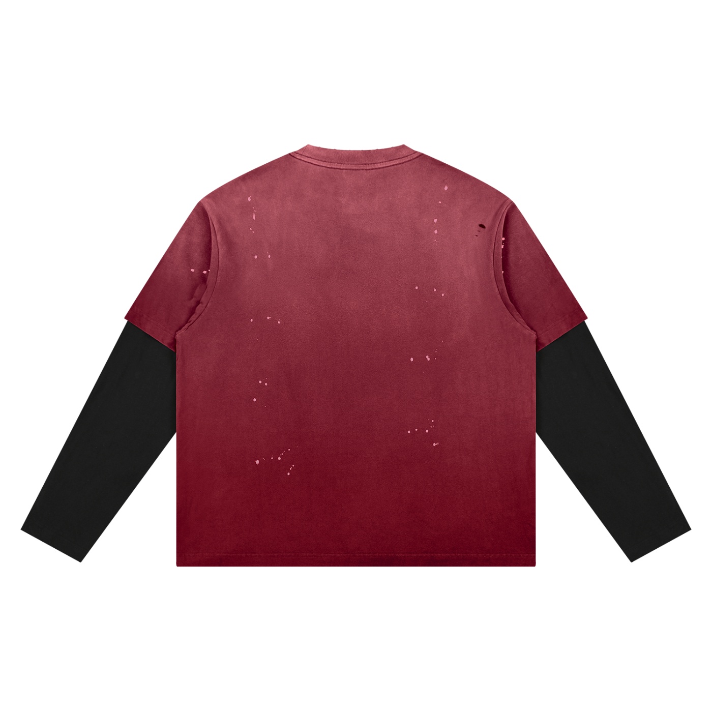 "The Blood" Vintage Wash Distressed Layer T-Shirt - Image 2