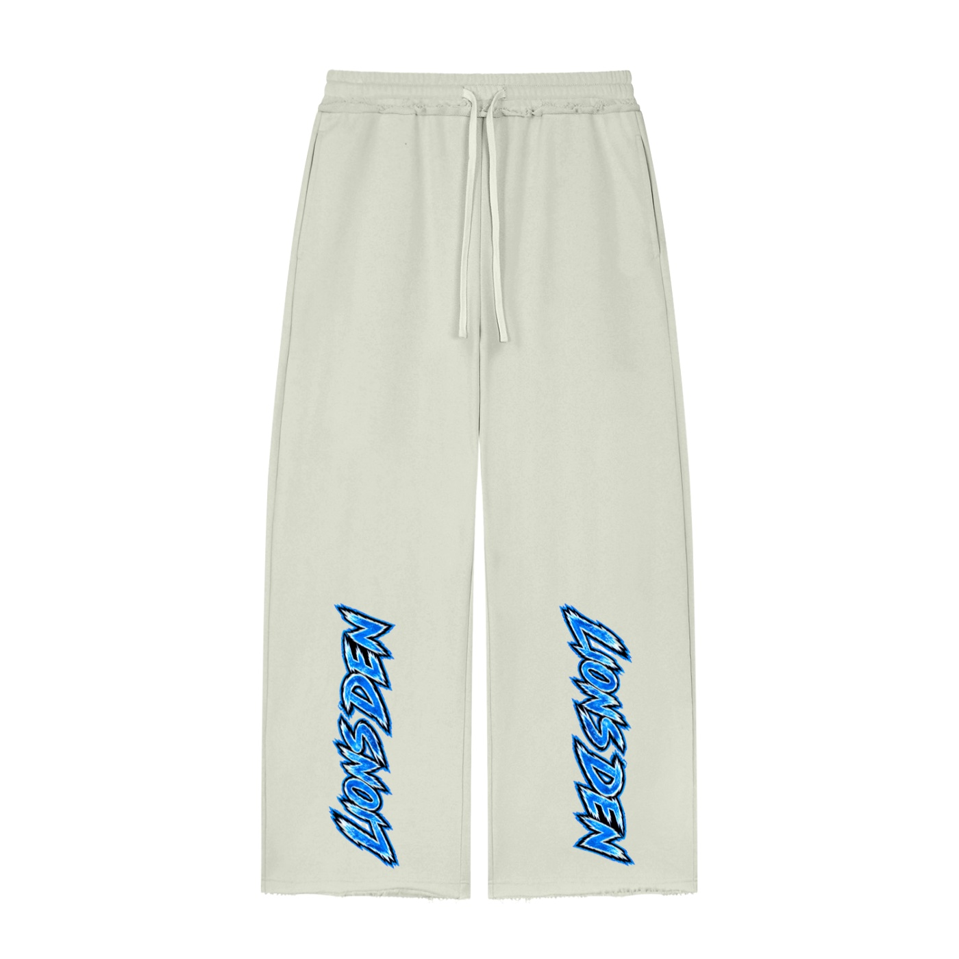 "Lion's Den" Raw Edge Wide Leg Sweatpants - Image 5